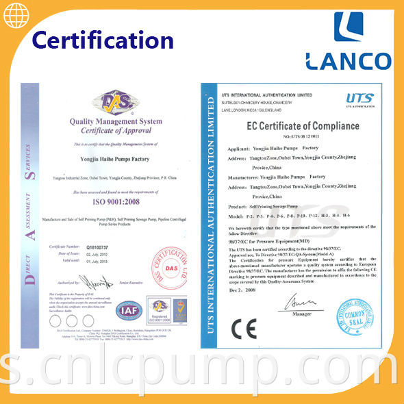 Lanco P jenis 4 inci mendatar Self priming centrifugal Pam Diesel Isuzu